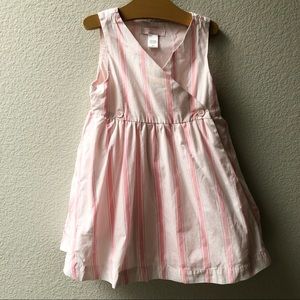 Janie and Jack Vintage Pink Wrap Stripe Dress